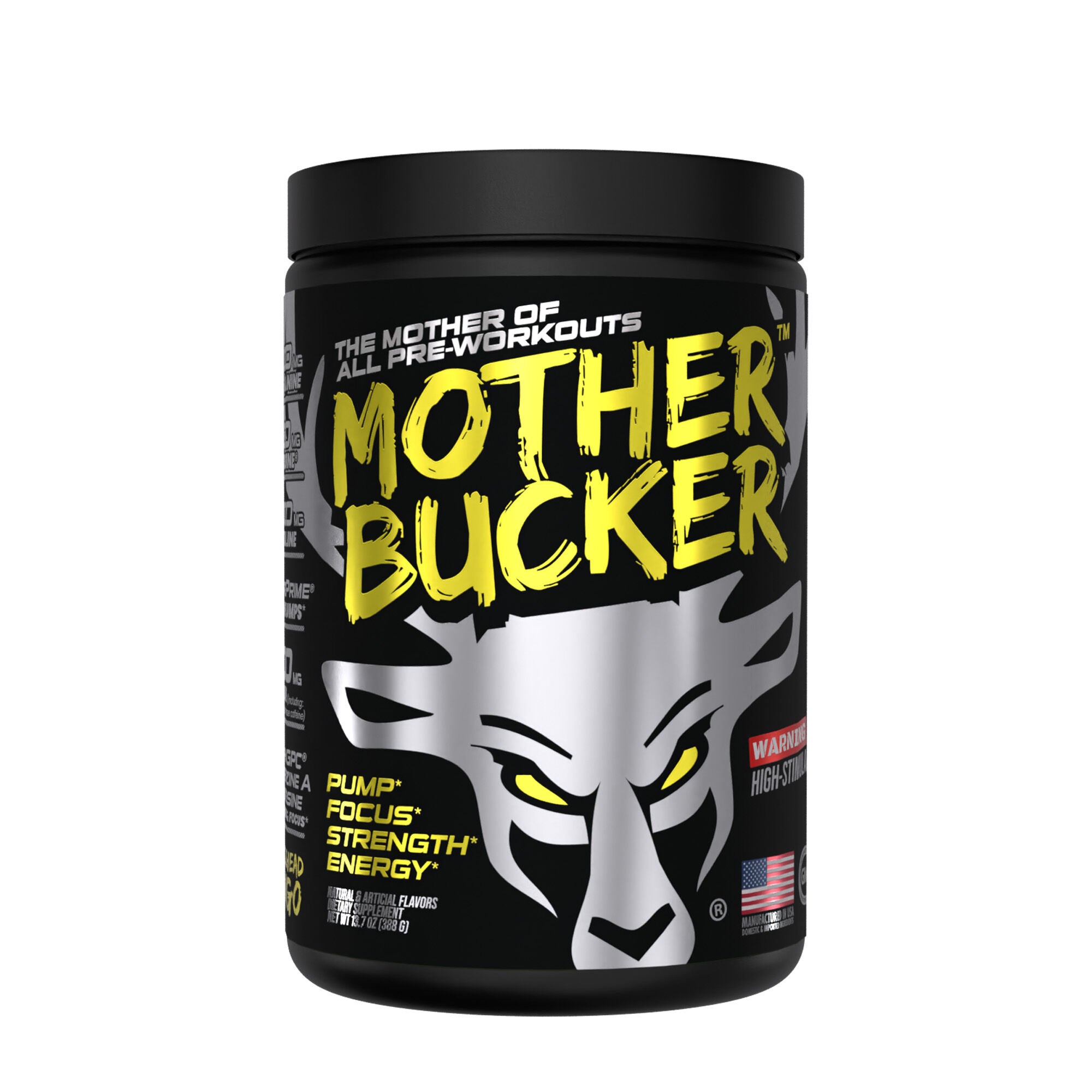 Bucked Up Mother Bucker Nootropic Pre-Workout - Musclehead Mango (20 Servings)